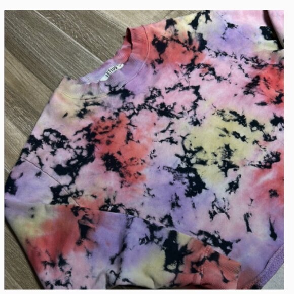 Anthropologie Letluv Tie Dye Zoey‎ Pullover Sweatshirt XS - Picture 10 of 13